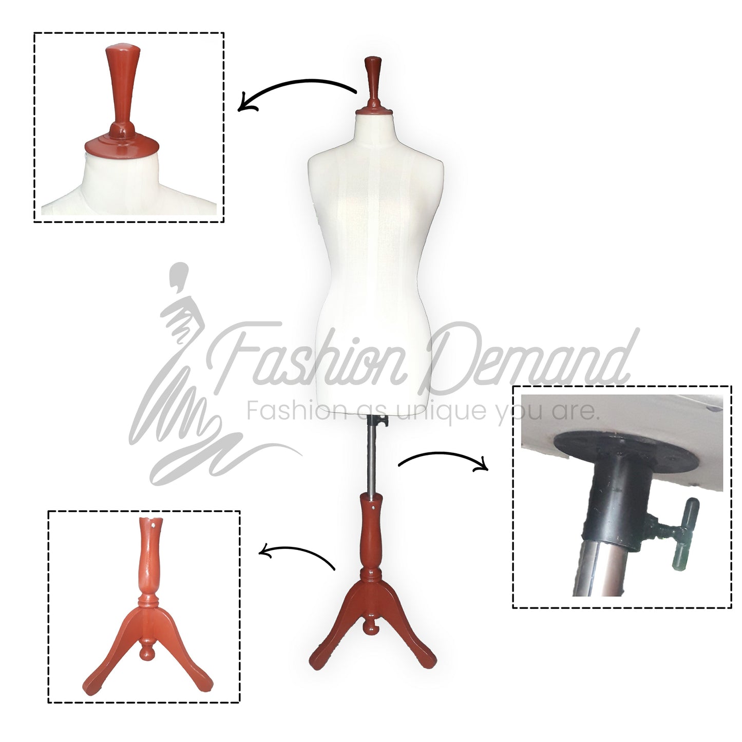 Draping Female Mannequin | Dress form female Mannequin