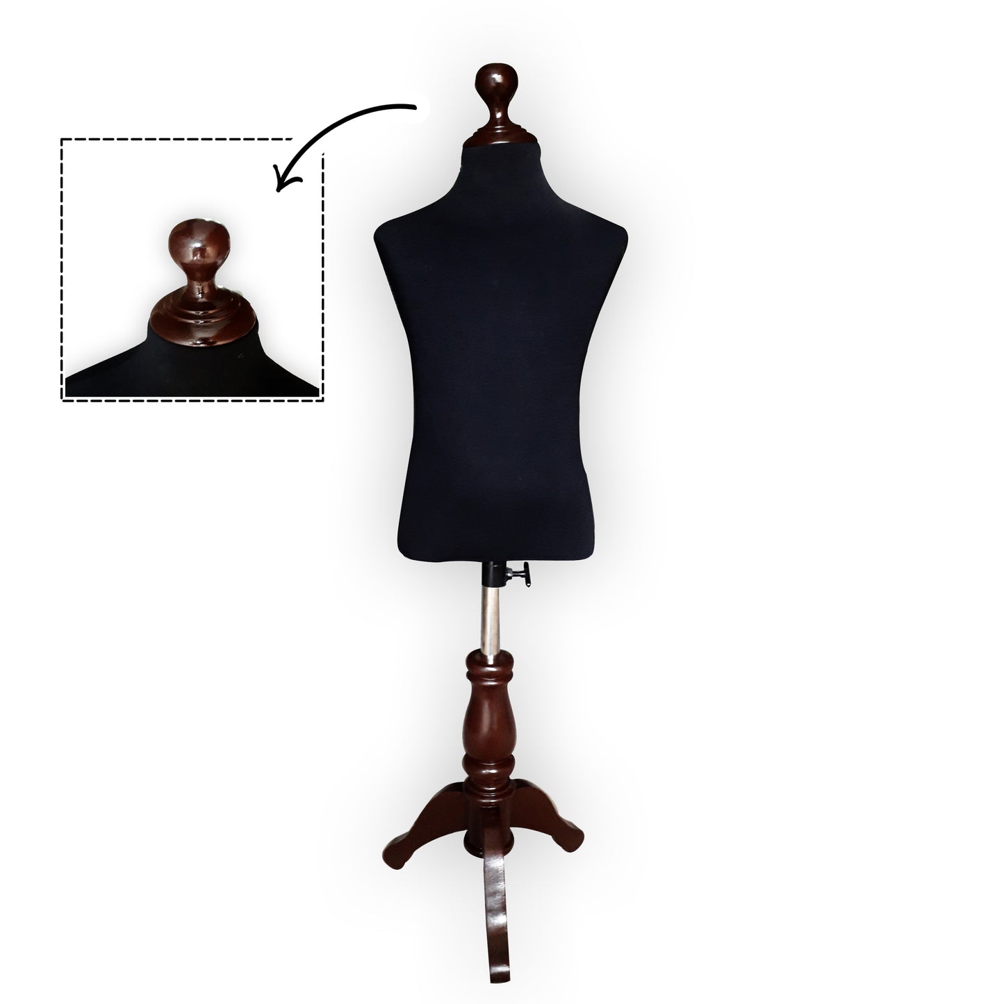 Dress form Kids Mannequin Black | Draping kids Mannequin Black