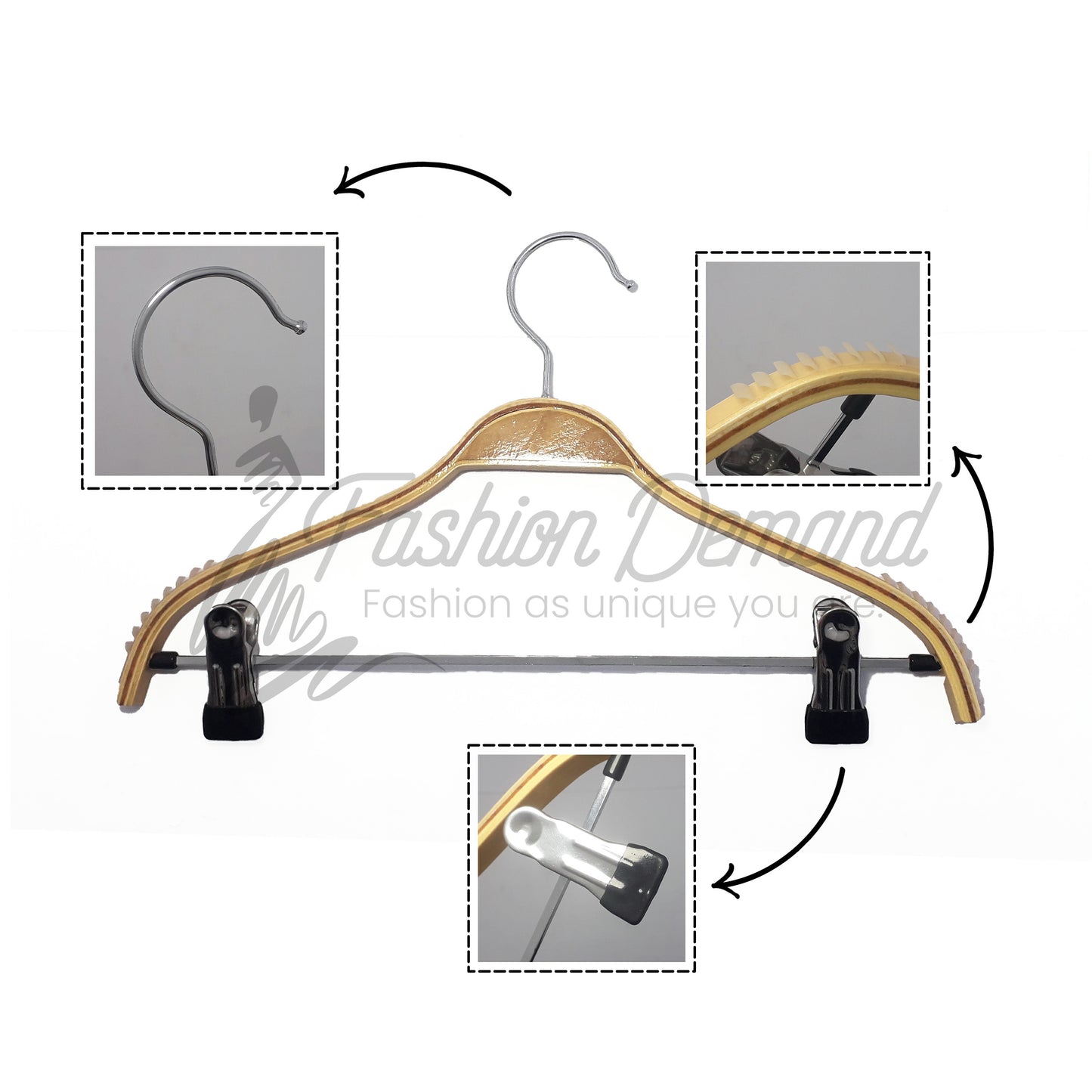 Kids Wooden Trouser Shit Hanger