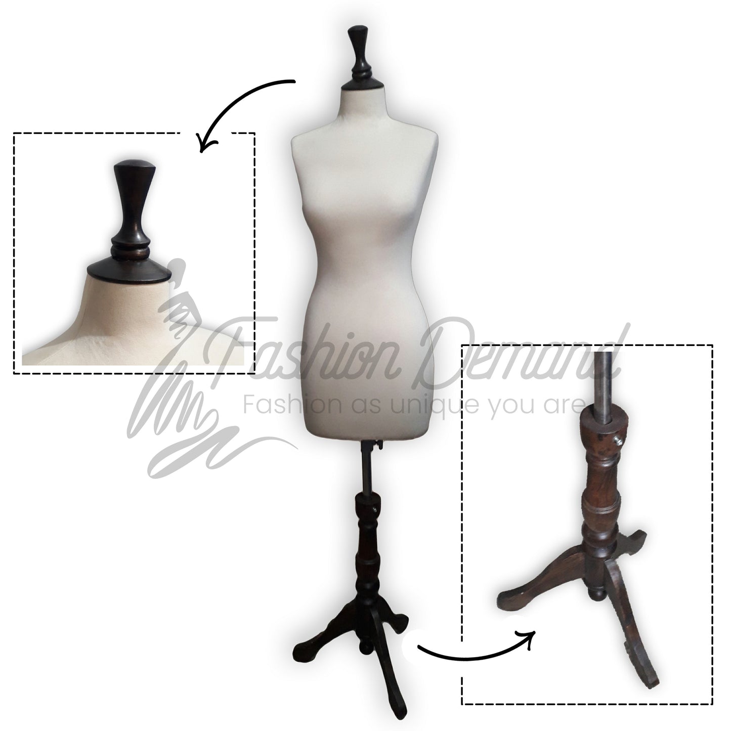 Draping Female Mannequin | Dress form female Mannequin