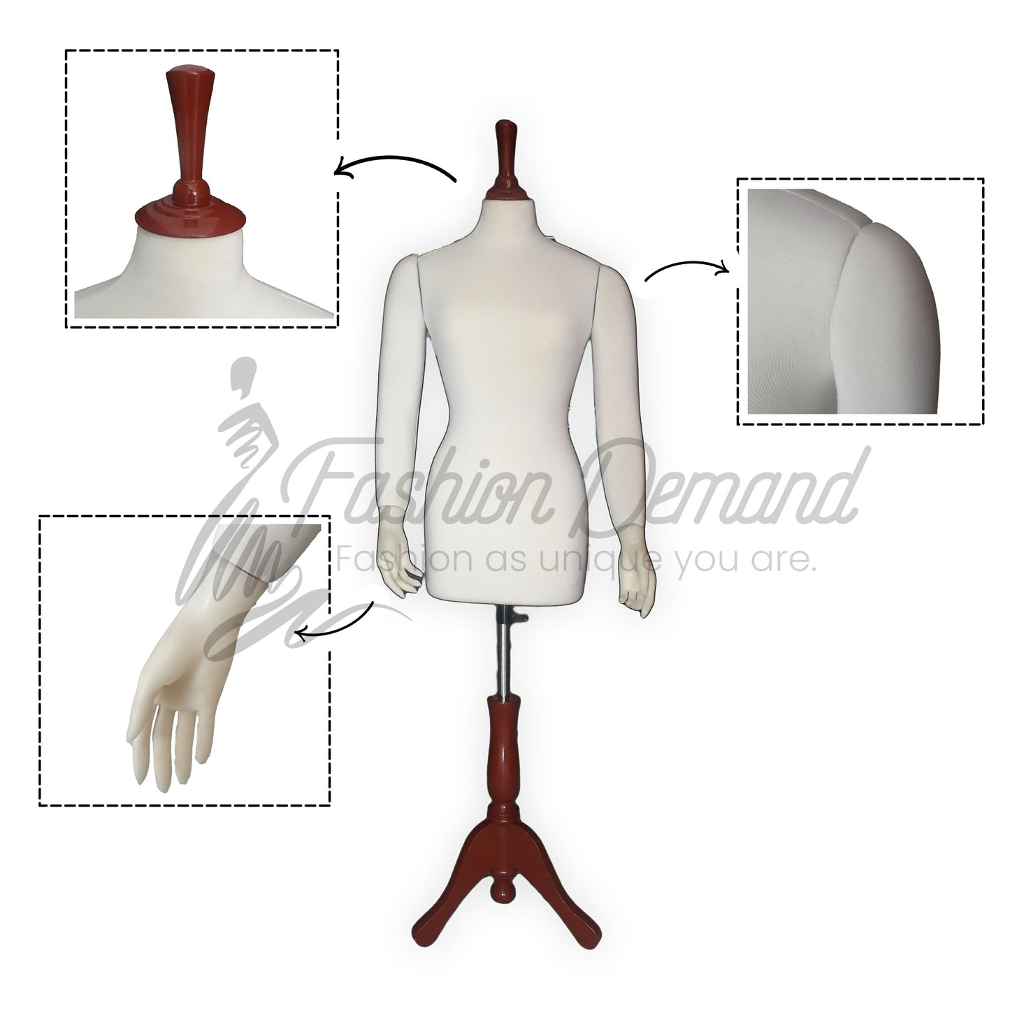 Display Female Mannequin With Arms
